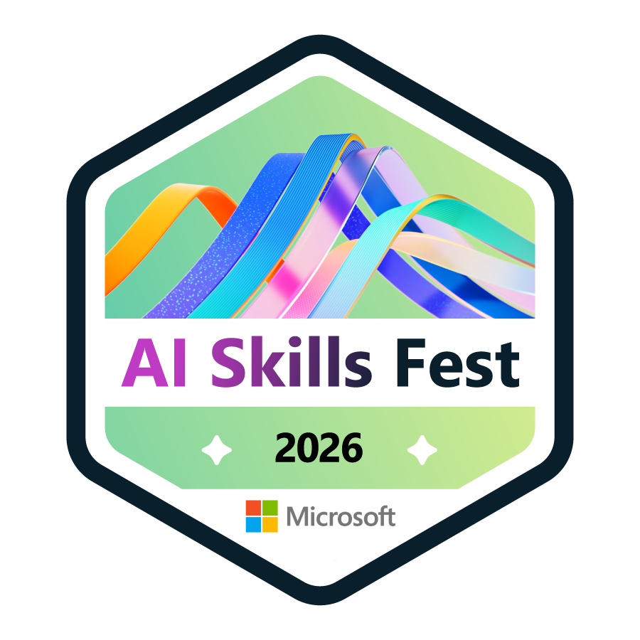 Microsoft AI Skills Fest certificate